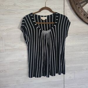 Michael Kors Striped Shirt Womens SZ S Designer